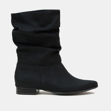 Botki Saszki SA/1 czarne tekstylne 39