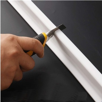 ДУШЕВОЙ ПОРОГ водный барьер 50х30мм водный барьер 200см - 2м БЕЛЫЙ