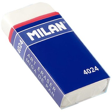 GUMKA DO ŚCIERANIA MAZANIA W KARTONOWEJ OSŁONCE BIAŁA 4024 MILAN