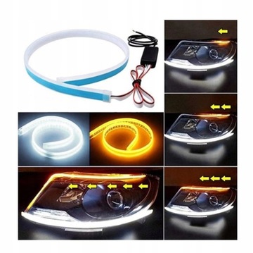 ДНЕВНЫЕ ХОДОВЫЕ ОГНИ ДХО + ПОВОРОТНИКИ 60см