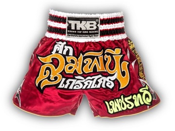 SPODENKI TAJSKIE TOP KING TKTBS-Lumpinee-Kriekkrai (red) - L
