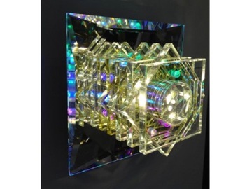 LAMPA ŚCIENNA LED BIRAL 3W WW +RGB