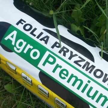 Folia kiszonkarska pryzmowa 8x33m CZARNA 120µm