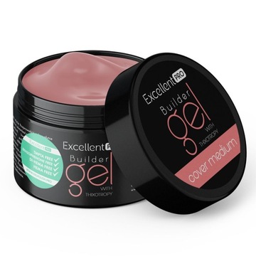 Żel jednofazowy budujący z tiksotropią EXCELLENT PRO 50g cover medium