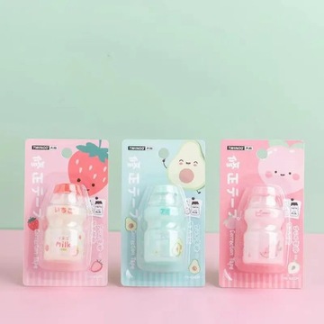 Kawaii Strawberry Bottle Correction Tape Portable