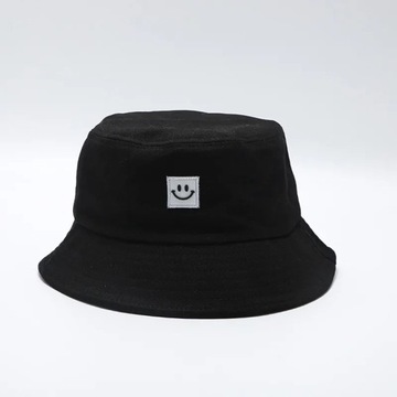 Fashion Women Bucket Hat New Candy Colors Smile Face Sun Hat Outdoor