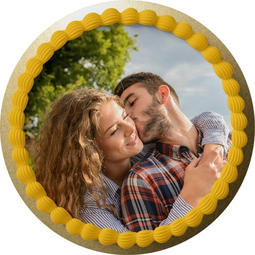 ПОМАНА ДЛЯ ТОРТА С ВАШИМ ФОТО + БЕСПЛАТНЫЙ ТЕКСТ