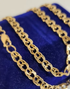 КРАСИВАЯ ЗОЛОТАЯ ЦЕПОЧКА 15,19 ГР 585 ПР