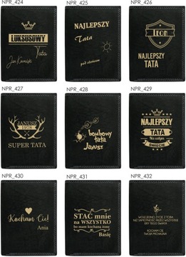 Кошелек с гравировкой BEST DAD ПОДАРОК ​​ко Дню отца