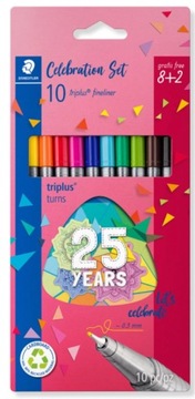 Cienkopisy Staedtler Triplus trójkątny 0,3 10 kol.