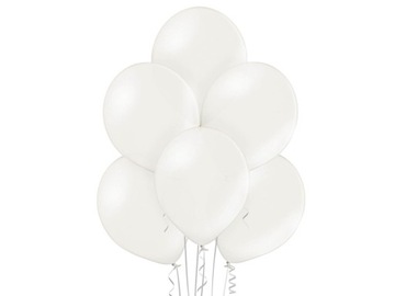 Balony lateksowe metaliczne na imprezy i halloween duże perłowe 25 szt.