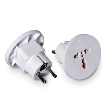 ПЕРЕХОДНИК ВИЛКИ PL-США 220-110В Z/U