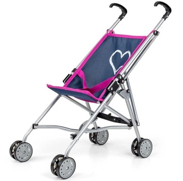 SPACERÓWKA SKŁADANY WÓZEK dla LALEK Milly Mally