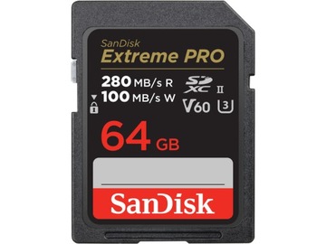 Karta pamięci SANDISK Extreme Pro SDXC 64GB