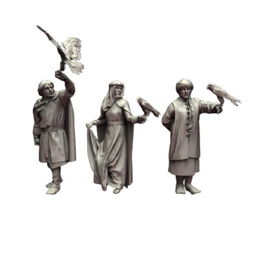 Medieval Falconers - 3x Zestaw
