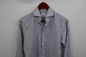 Eton slim fit koszula męska XS 38 paski oxford