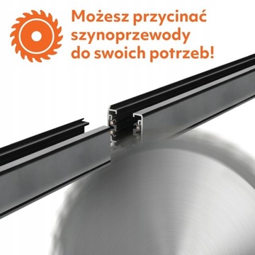 3 -фазный рельс набор Black 4x Gu10 Luminaire + 2x Rail 1M разъем I