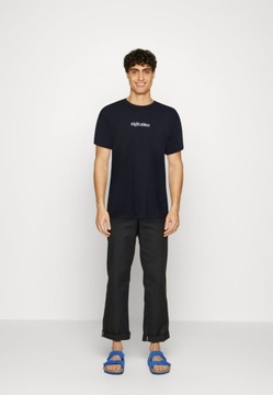T-shirt Night Addict, print na plecach, palmy, regular fit XS