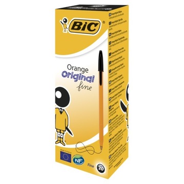 Bic Orange długopis czarny 20szt