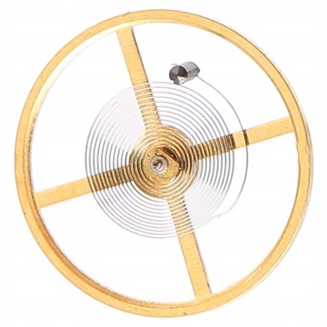 КОЛЕСО БАЛАНСА ЧАСОВ С ВОЛОСОВОЙ ПРУЖИНОЙ