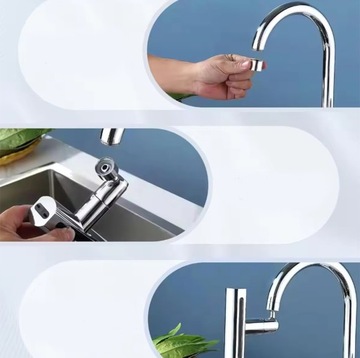 М22 МНОГОФУНКЦИОНАЛЬНЫЙ ПЕРЛАТОР 3-РЕЖИМНЫЙ УДЛИНИТЕЛЬ ДЛЯ КРАНА PRZEBUG 720 ХРОМ DA213