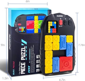 PUZZLE GRA PAMIĘCIOWA ZABAWKAZ EKRANEM LED DLA DZIECI + 500 POZIOMÓW