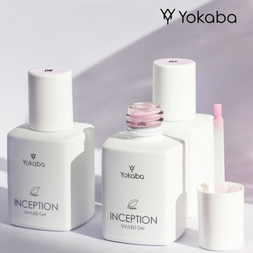 Yokaba INCEPTION 12 Blink Of Rose Budujący Żel w butelce do paznokci 30ml