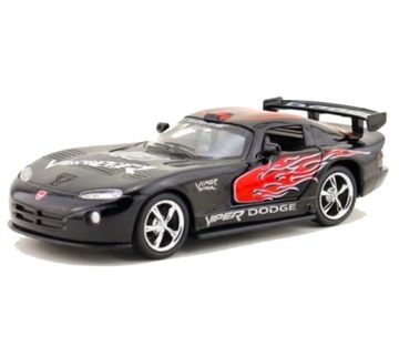 AUTO AUTKO METALOWE DODGE VIPER GTS-R MODEL KINSMART 1:36 CZARNY