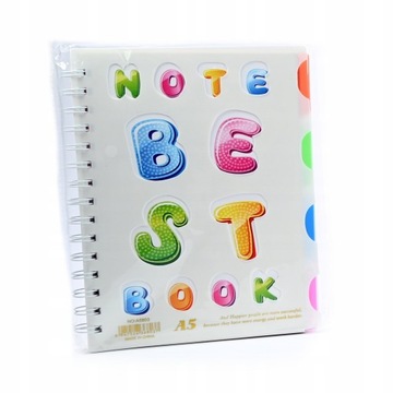 NOTES KOŁOWY DLA DZIECI A5 RÓŻNE WZORY