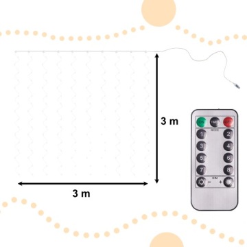 Светодиодные шторы для свадьбы 3х3м 300LED
