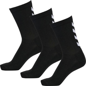 SKARPETY HUMMEL FUNDAMENTAL 3-PACK SOCK czarne 022140-2001 r. 46-48