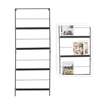 Газетница металлическая, черная, 150х56,5 см.