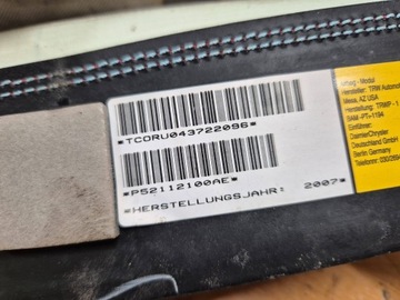 DODGE NITRO 2009 PRAVÁ STRANA ULOŽENÍ VZDUCHOVÉ