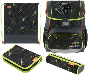 TORNISTER SZKOLNY HERLITZ LOOP PLUS PUMA ZESTAW KLASA 1-3