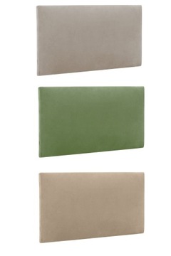 светлая стеновая панель с мягкой обивкой 60х30 см