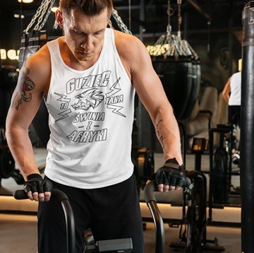TANK TOP ŚMIESZNE GUZIEC