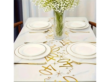 Dekoracja bieżnik na stół na 40 urodziny Party 5m