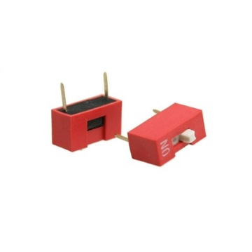 2x przełącznik DIP switch x1 - 1pin