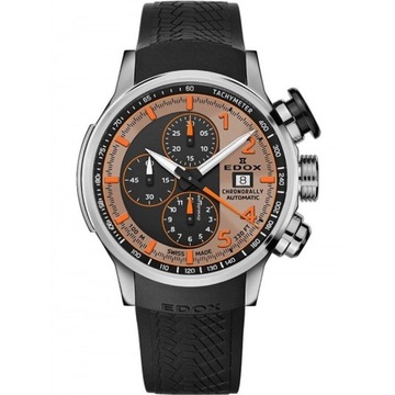 ZEGAREK + grawer Męski EDOX CHRONORALLY AUTOMATIC 01129 TNCA BENO Sportowy