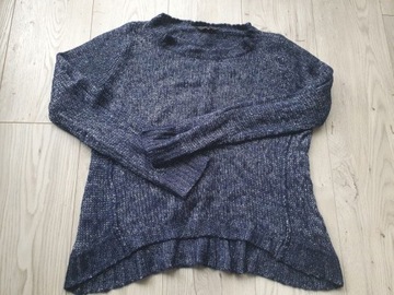 Sweter damski Dorothy Perkins granatowy tkany r. 38 M