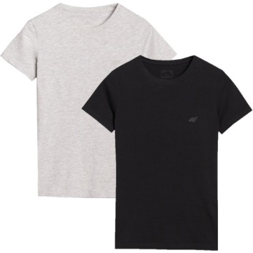 T-SHIRT DAMSKI 4F KOSZULKA ZESTAW KOMPLET 2 SZTUKI S SS25