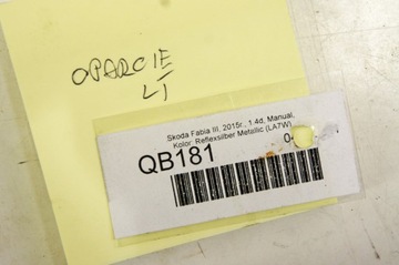 QB181 SKODA FABIA III PODPORA POHOVKA LEVÝ ZADNÍ