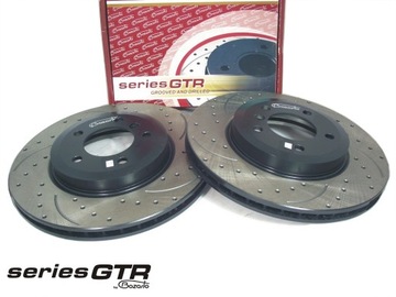 TARCZE wiercone Bozarto GTR 325mm BMW E46 325i 330i 330d Z4 E85 3.0 przód