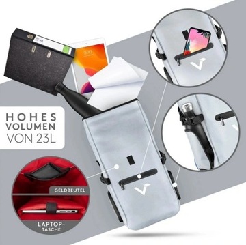 VALKENTAL VALKPRO 3in1 РЮКЗАК ВЕЛОСИПЕДНАЯ СУМКА 23 л красный