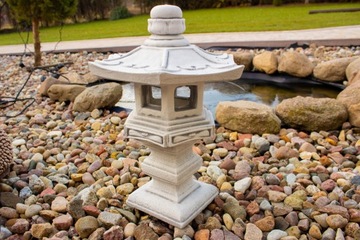 Японская лампа, бетонная фигура для сада, восточная пагода, японский сад