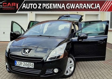 Peugeot 5008 I Minivan 1.6 THP 156KM 2010 Peugeot 5008 7 Foteli BEZWYPADKOWY Navi Panora...