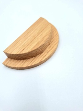 ДЕРЕВЯННАЯ МЕБЕЛЬНАЯ РУЧКА ПОЛУКРУГА, МАССИВ ДУБА, 10 СМ КАЧЕСТВА! РЕЖИССЕР !