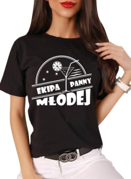 KOSZULKA DAMSKA T-SHIRT BLUZKA WIECZÓR PANIEŃSKI PREZENT PANNY MŁODEJ 731