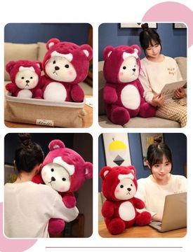 Новая плюшевая кукла Kawaii Little Teddy Bear 40 см, милая мягкая аниме Лина