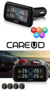 Внешний беспроводной датчик давления и температуры в шинах Careud U903WF TPMS